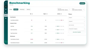 Benchmarking screen